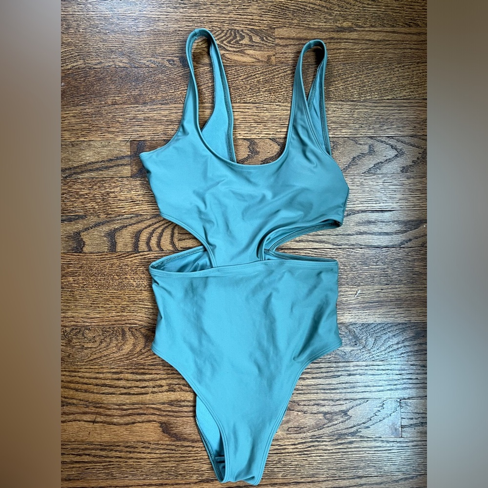 Aerie swim one-piece with cutouts, size small